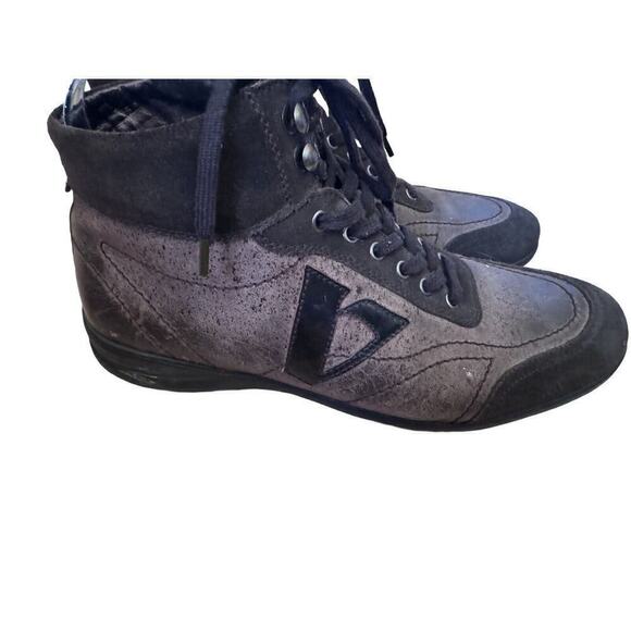 Valleverde High Top Suede Italian Shoes Size 40 US 7M 10W